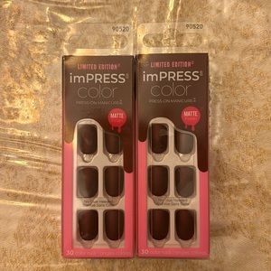 NIB imPRESS Limited Edition Press On Nails- Hallowishes 2pk
